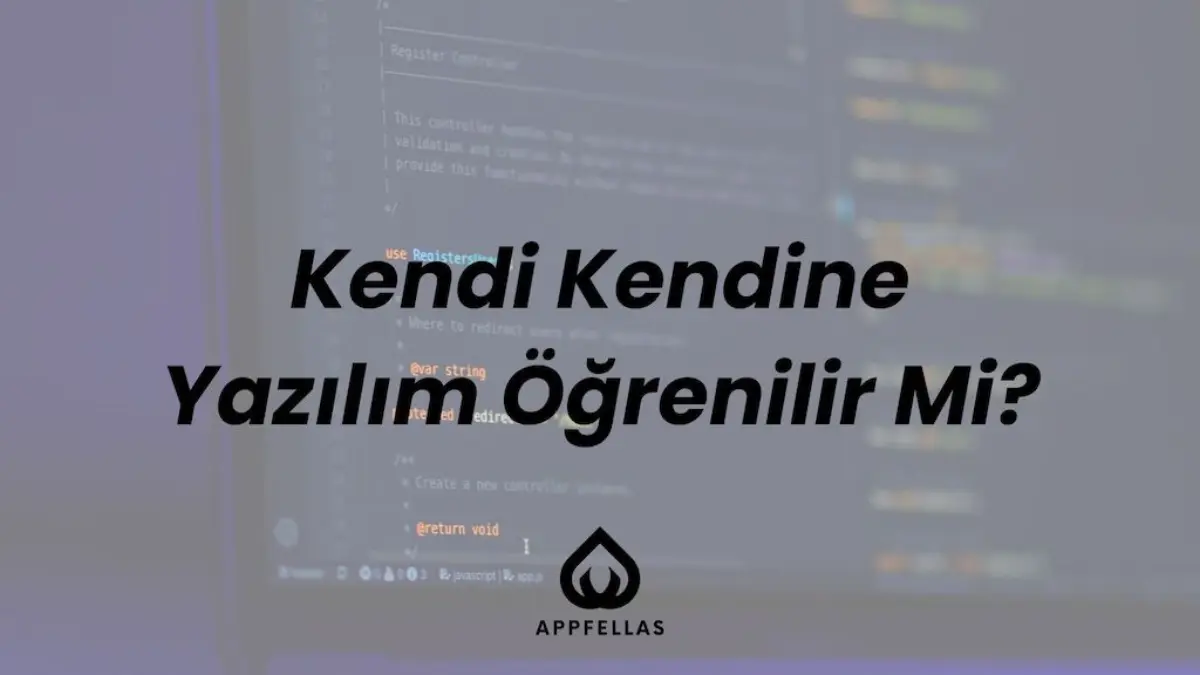 Kendi Kendine Yazılım Öğrenilir Mi?