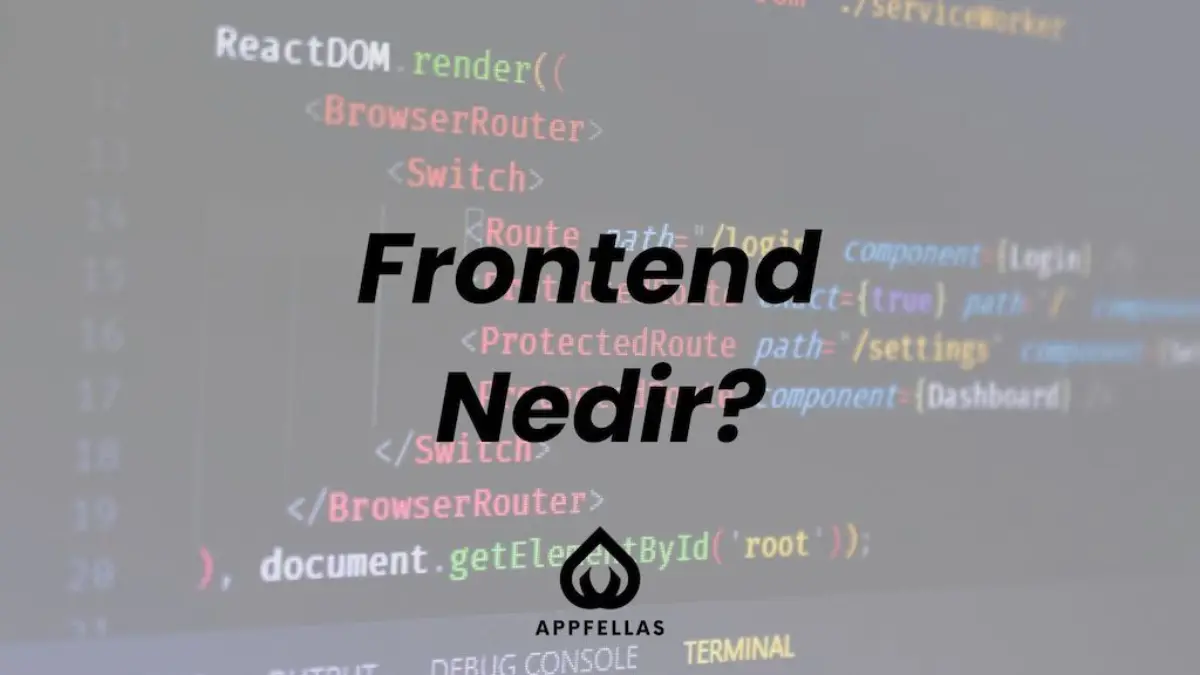 Frontend Nedir?